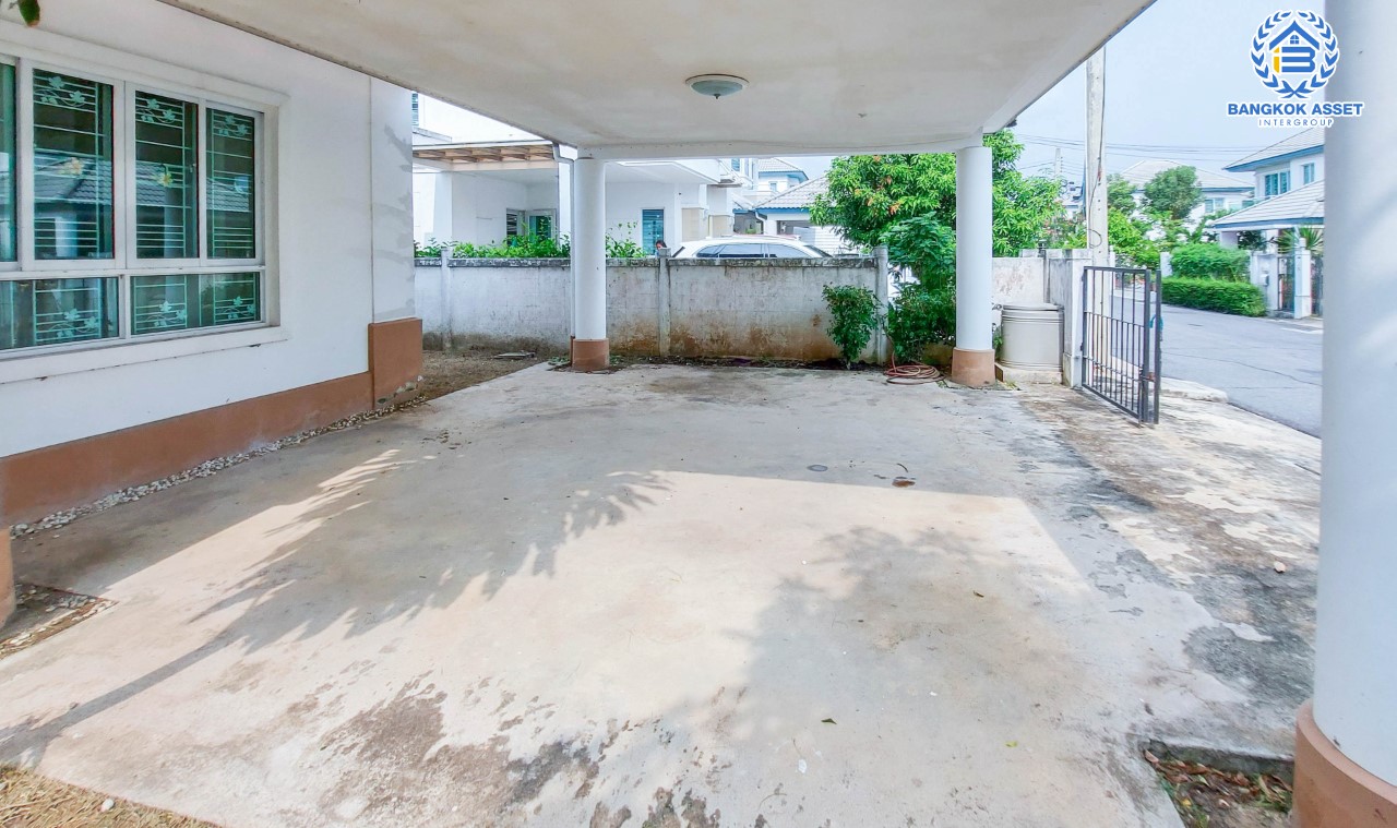 *****บ้านเดี่ยวมือสองนนทบุรี ห้องมุม! ม.ชวนชื่นโมดัส รัตนาธิเบศร์-ท่าอิฐ หลังใหญ่ เนื้อที่ 60.9 ตร.ว. ฟังก์ชัน 3 ห้องนอน 3 ห้องน้ำ 2 ที่จอดรถ แถมแอร์ 2 เครื่อง ต่อเติมครบพร้อมอยู่ บนทำเลโซนเมืองเชื่อมต่อ ถ.รัตนาธิเบศร์ และถ.ราชพฤกษ์ ใกล้รถไฟฟ้าสถานี "ไทรม้า"